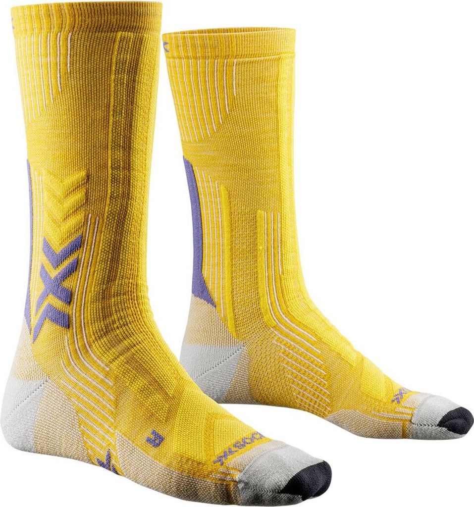 X-socks Trekkin Perform Merino Crew-socken Gelb EU 42-44 Mann Gelb EU 42-44