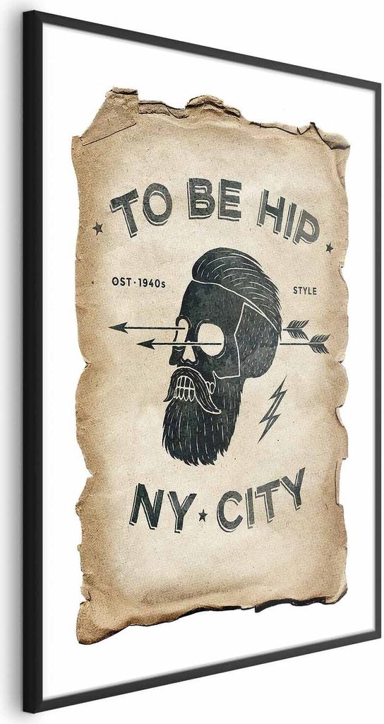 Posterpapier Poster - To Be Hip 29.7x42 cm Text m-C-0293-ao-a