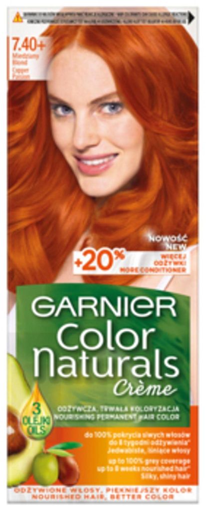 Garnier Farba do włosów 7.40+ Miedziany Blond Produktbild 