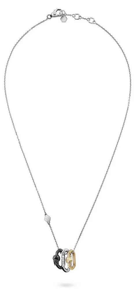 Collier Philipp Plein EDGE PJPEA18NU Longueur 76cm Finition Argentée