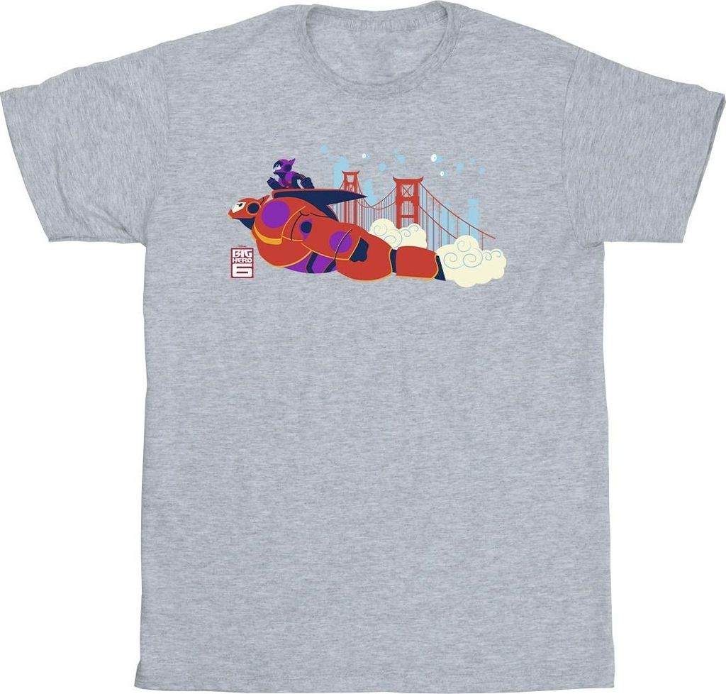 Disney - "Big Hero 6" T-Shirt für Herren BI16978 (XL) (Grau)