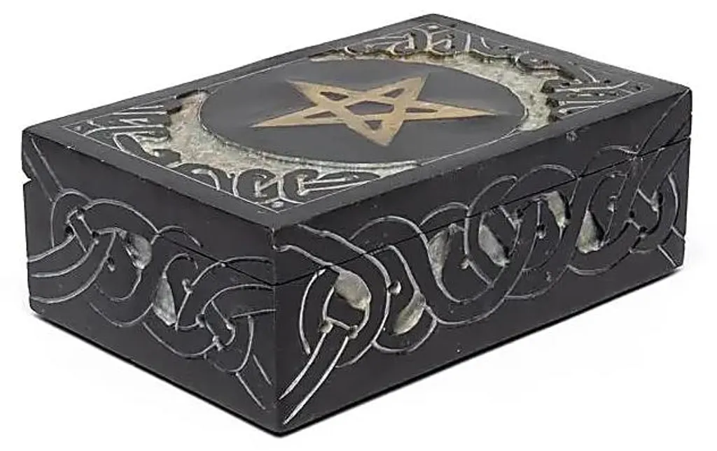 Coffret Tarot Pentacle 15x10 : Protégez et Purifiez vos Cartes de Tarot