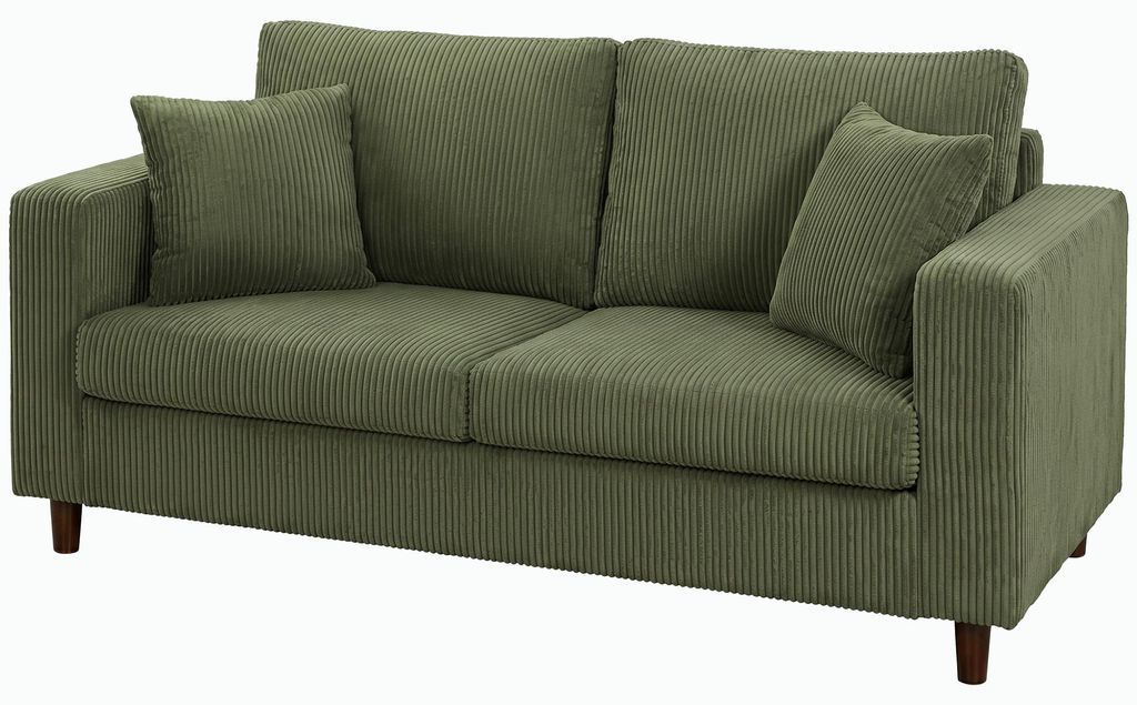 HOMCOM 2-persoonsbank, 170 cm, comfortabele corduroybank Productafbeelding 