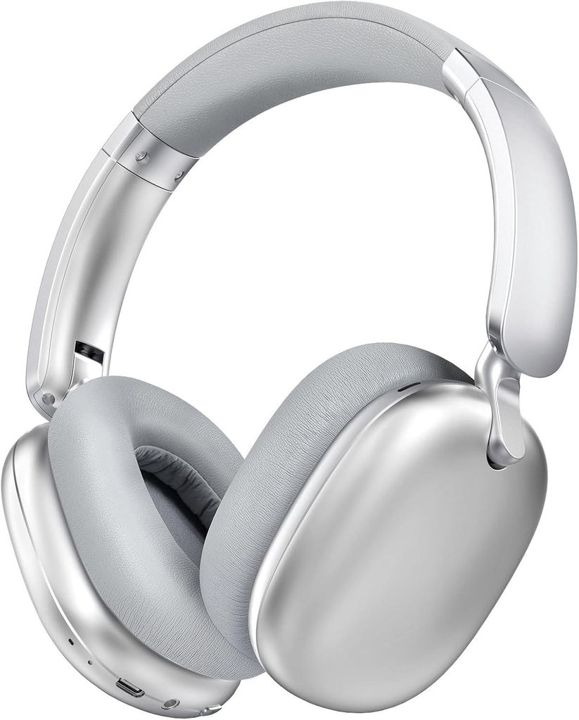 RORSOU C6 Over-Ear Bluetooth 5.4 Kopfhörer mit aktiver Geräuschunterdrückung, 60 Std. Akkulaufzeit, faltbar, Deep Bass, Komfortpolster