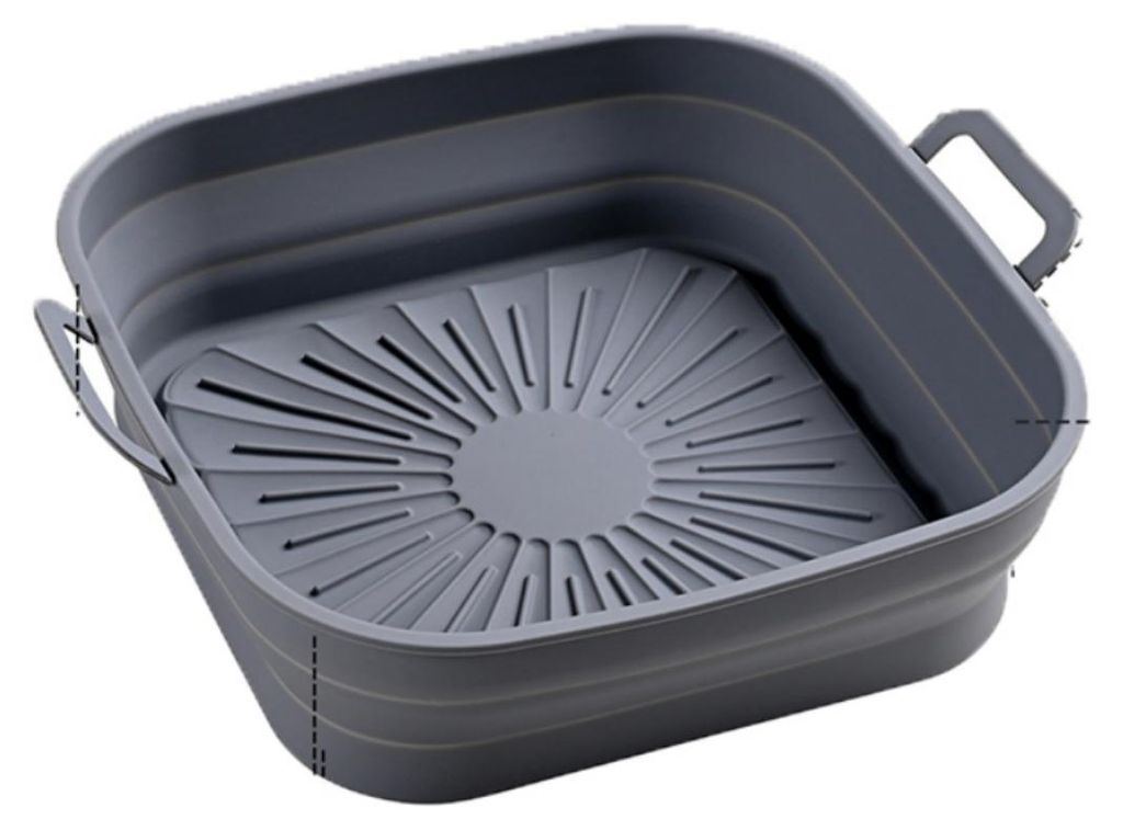 INF Opvouwbare vierkante Airfryer siliconen mal 17,5 cm Productafbeelding 