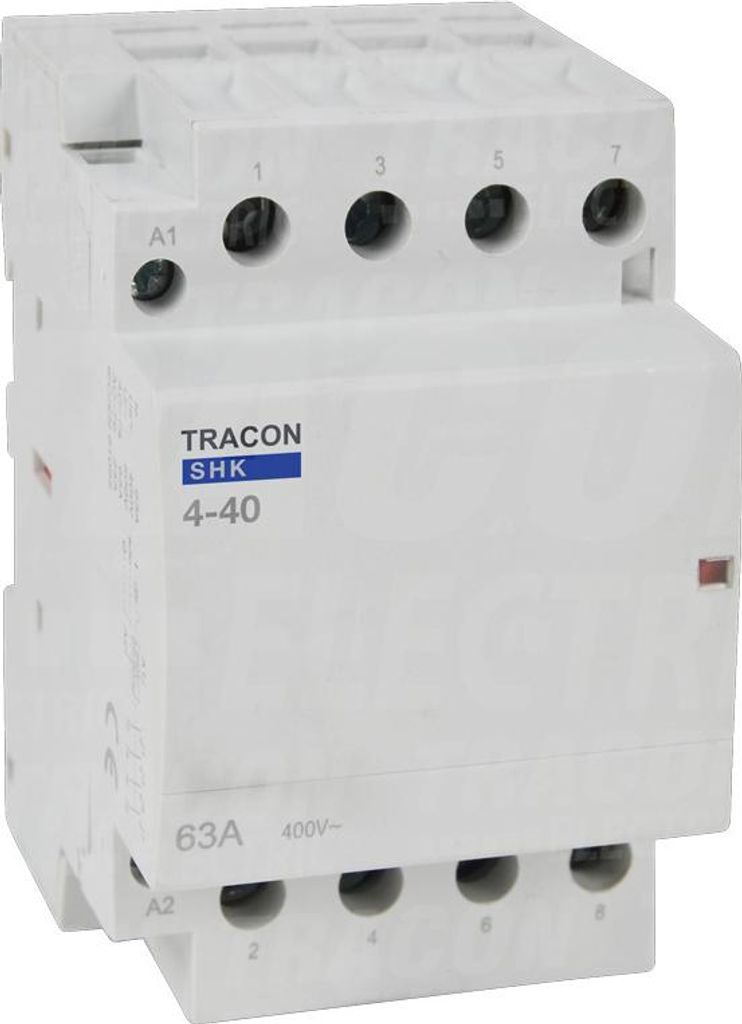 Modulares Installationsschütz 230V AC 4xNO 40A 3P TRACON