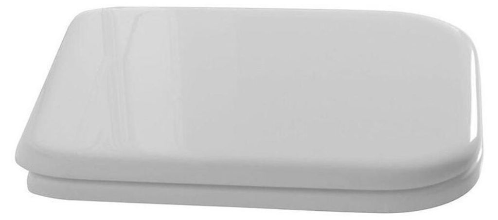 Kerasan WALDORF toiletbril, soft-close, wit/chroom Productafbeelding 