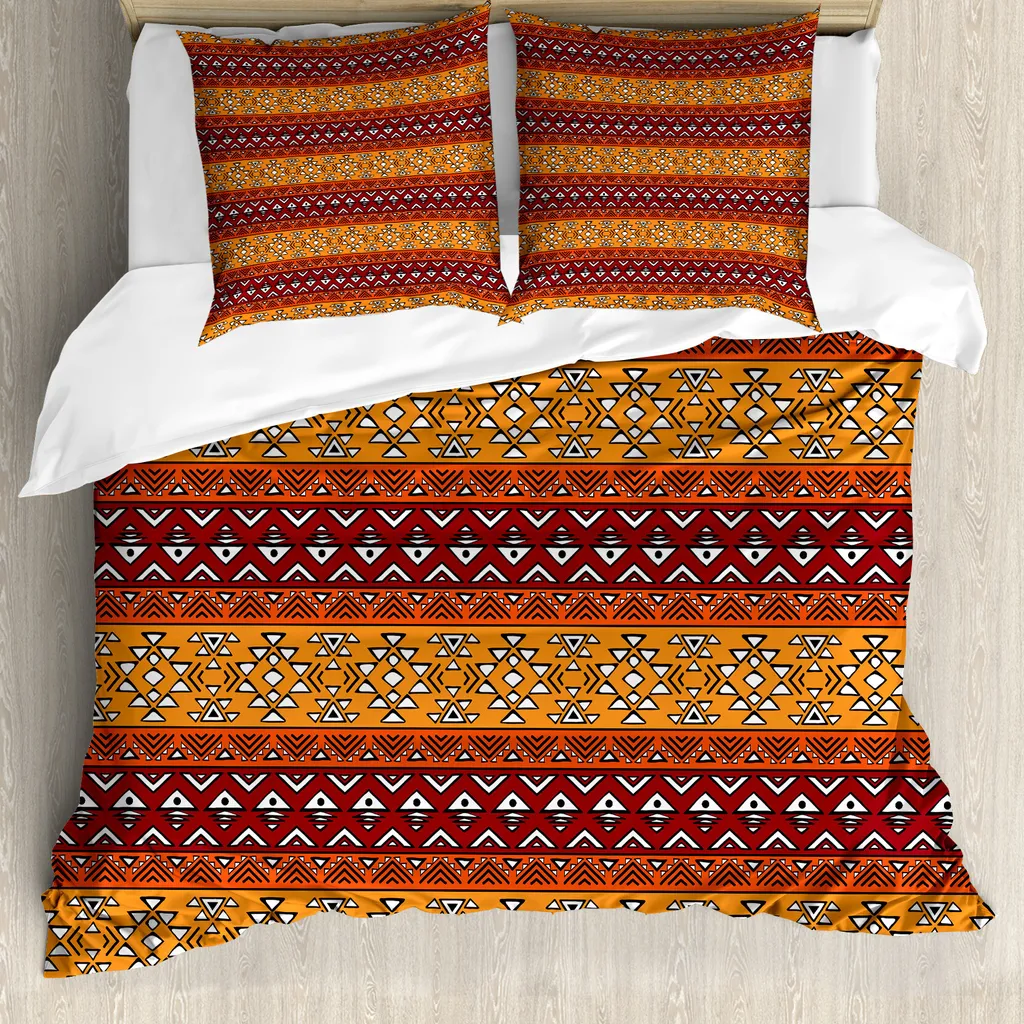 Set Copripiumino Retro Stammes 155x220cm - Estetica Rubino e Comfort