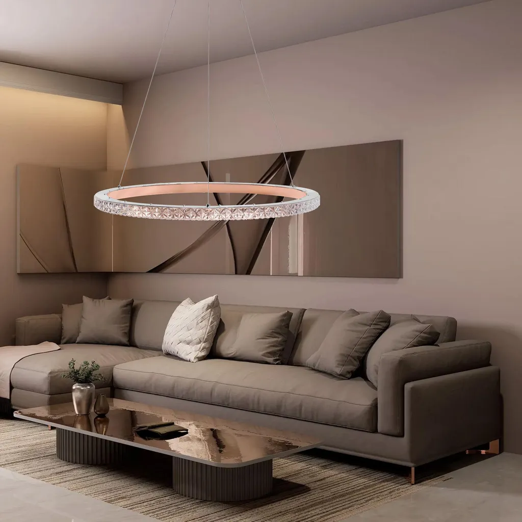 Suspension Toolight MS009-CP Idéale pour Table à Manger Rose Gold