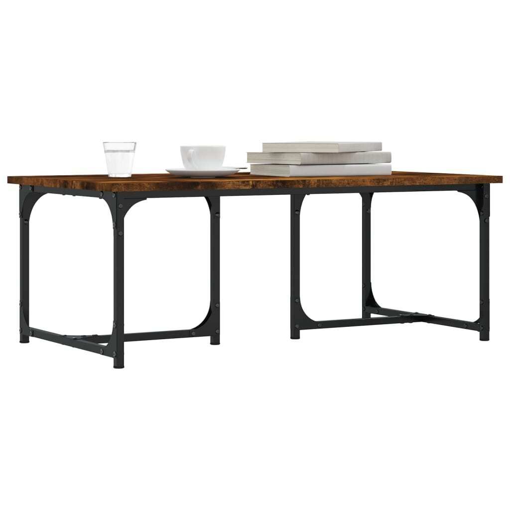 "Winterschlussverkauf "Couchtisch - CLORIS - Wohnzimmertisch - Robust und langlebig - Räuchereiche 90x50x35 cm Holzwerkstoff - NeuMöbel1607201