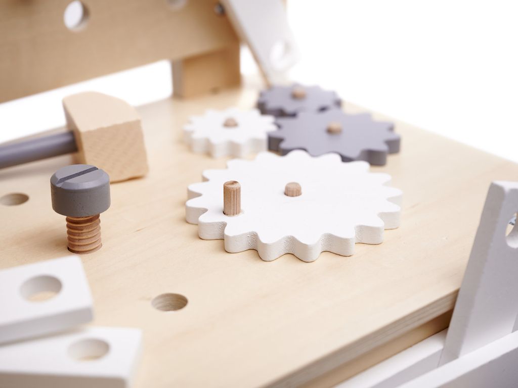 Dřevěná dílna s nářadím na stole DIY set Obrázek produktu 6