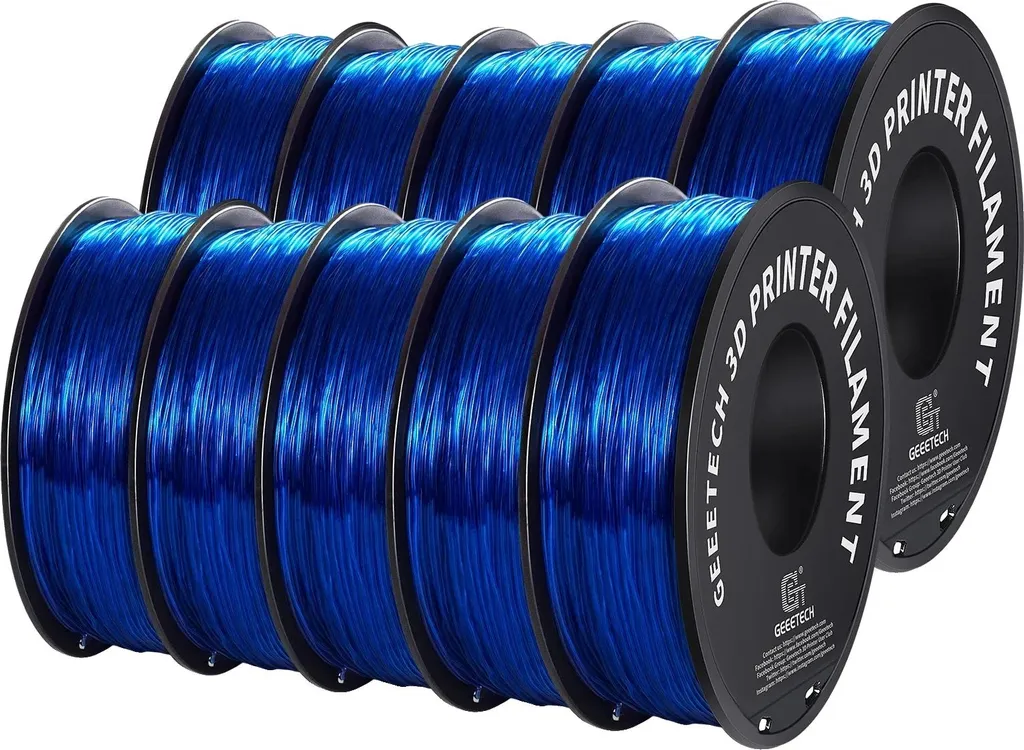 Filament TPU Flexible Bleu 1.75mm pour Imprimante 3D Haute Adhérence