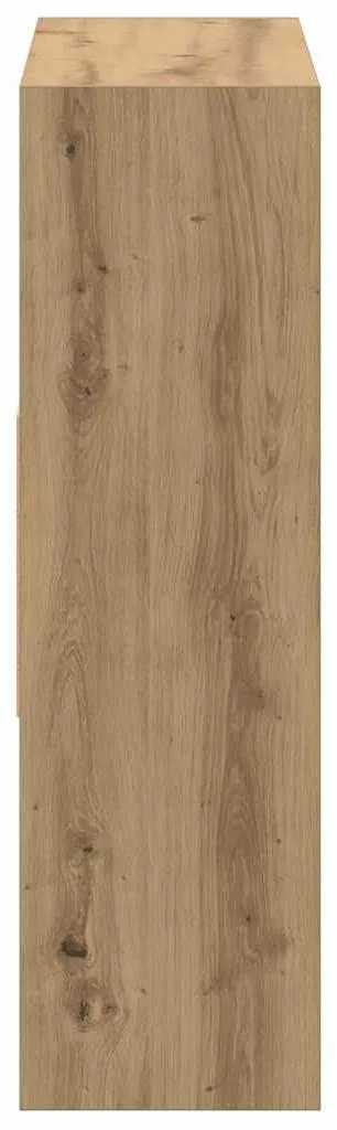 Bibliothèque Robuste vidaXL en Bois Composite Finition Chêne 97,5 cm