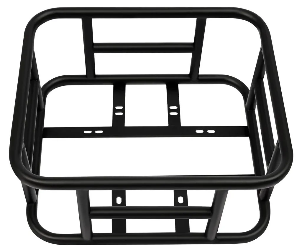 Panier de transport vélo arrière universel noir pour porte-bagages
