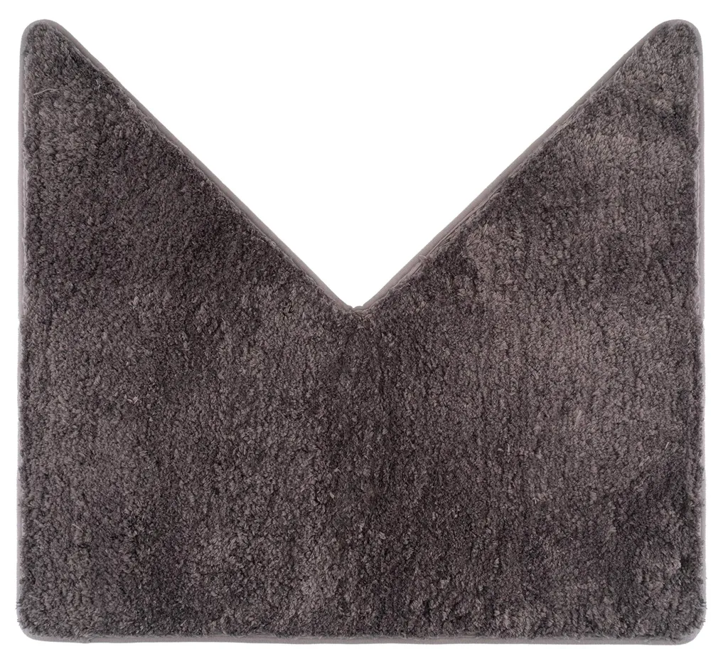 Tapis spécial douche d'angle 45x45 cm microfibre pour sol salle de bain