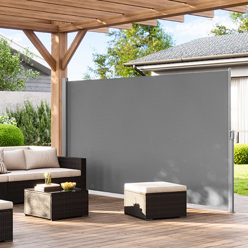 SONGMICS Hliníková boční markýza 180 x 350 cm 280 g/m² Obrázek produktu 