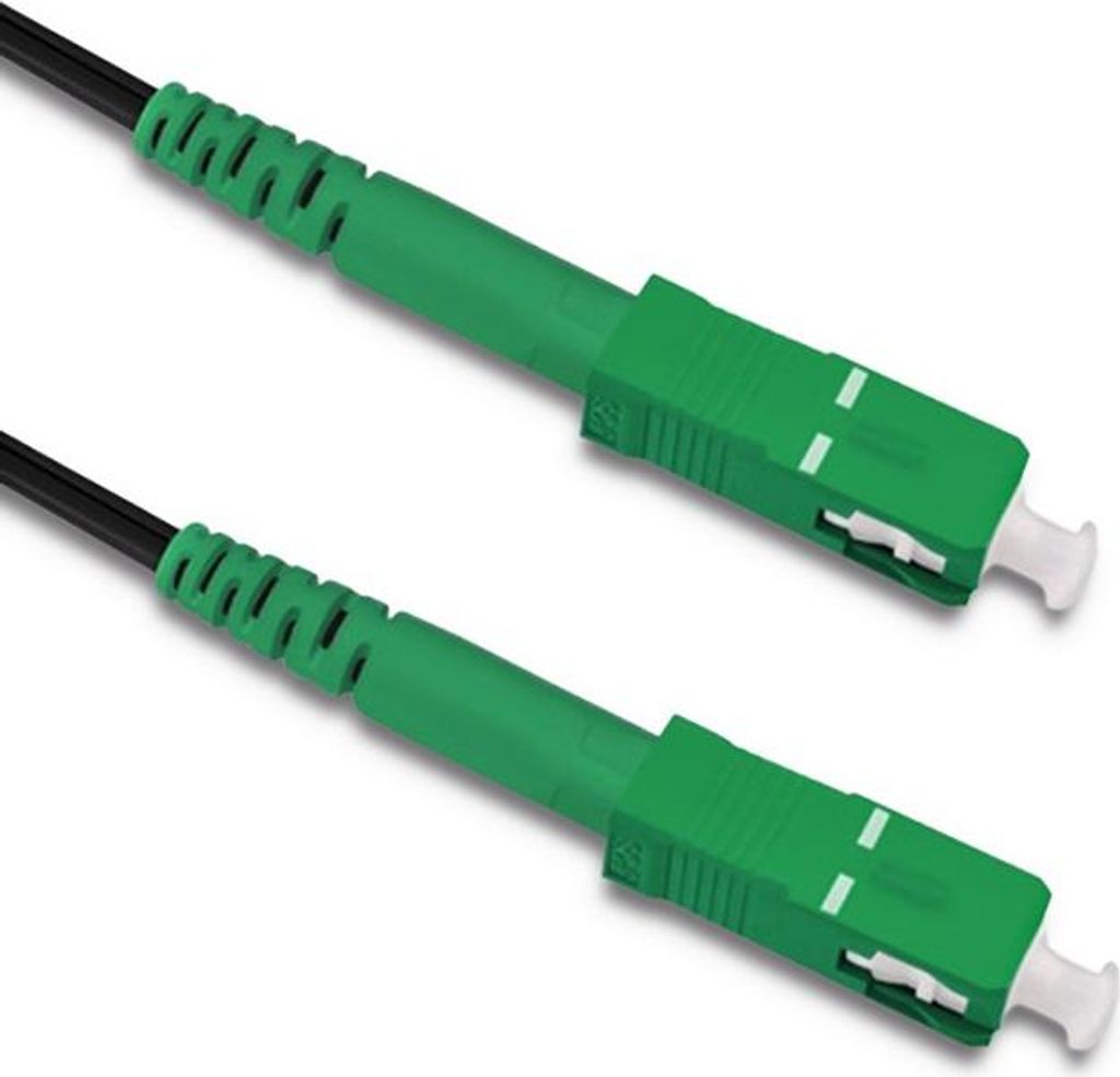 Qoltec SC/APC Glasfaser-Patchkabel - SC/APC | Nachricht | Simplex | 100 m
