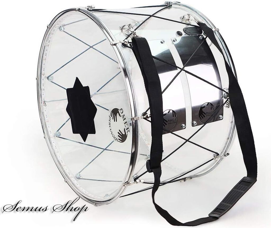 Orientalische Profi 51 cm. Plexi DAVUL Schlagzeug Dhol Trommel mit LED,s