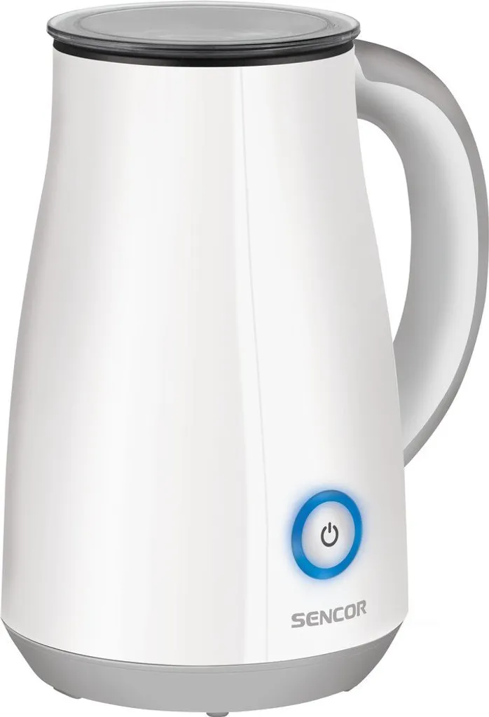 Mousseur à lait et chauffe-lait automatique blanc pour mousse onctueuse 450W