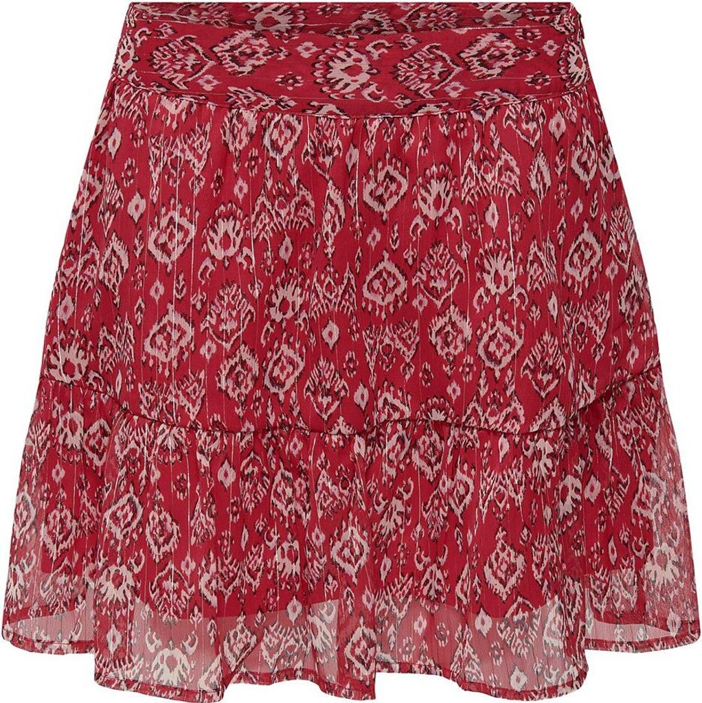 Only Harper Polyester Kurzer Rock Rot M Frau Rot M