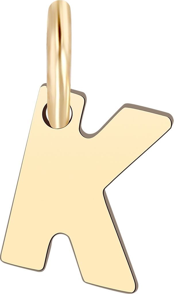 375/- Gold Anhänger "Golden Initials" ohne Kette, Buchstaben, Initialien, 9 Karat, Gelbgold
