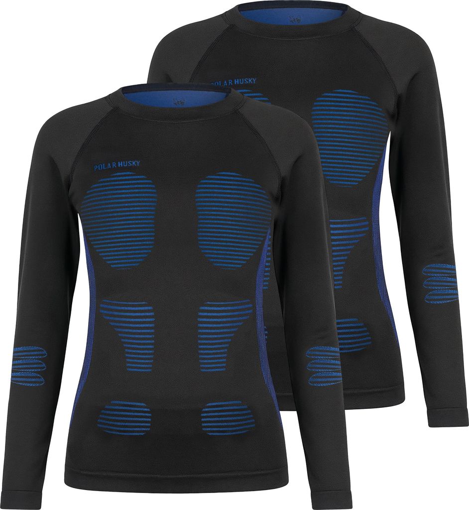 normani 2 x Thermooberteil Langarm Shirt Skiunterwäsche für Damen