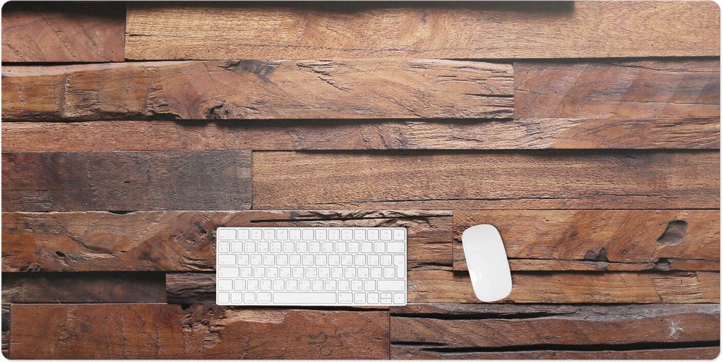 Holzstruktur – Schreibtischunterlage – Rutschfeste Tischunterlage – Schreibtischmatte für Büro & Zuhause – Schreibunterlage – Mauspad ...
