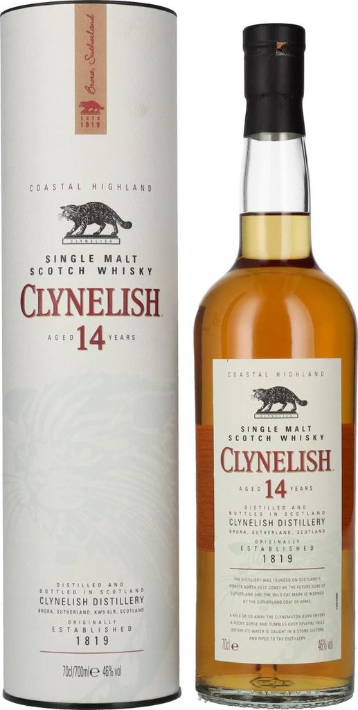 Clynelish 14 Years Old Single Malt 46% Vol. 0,7l in Produktbild 