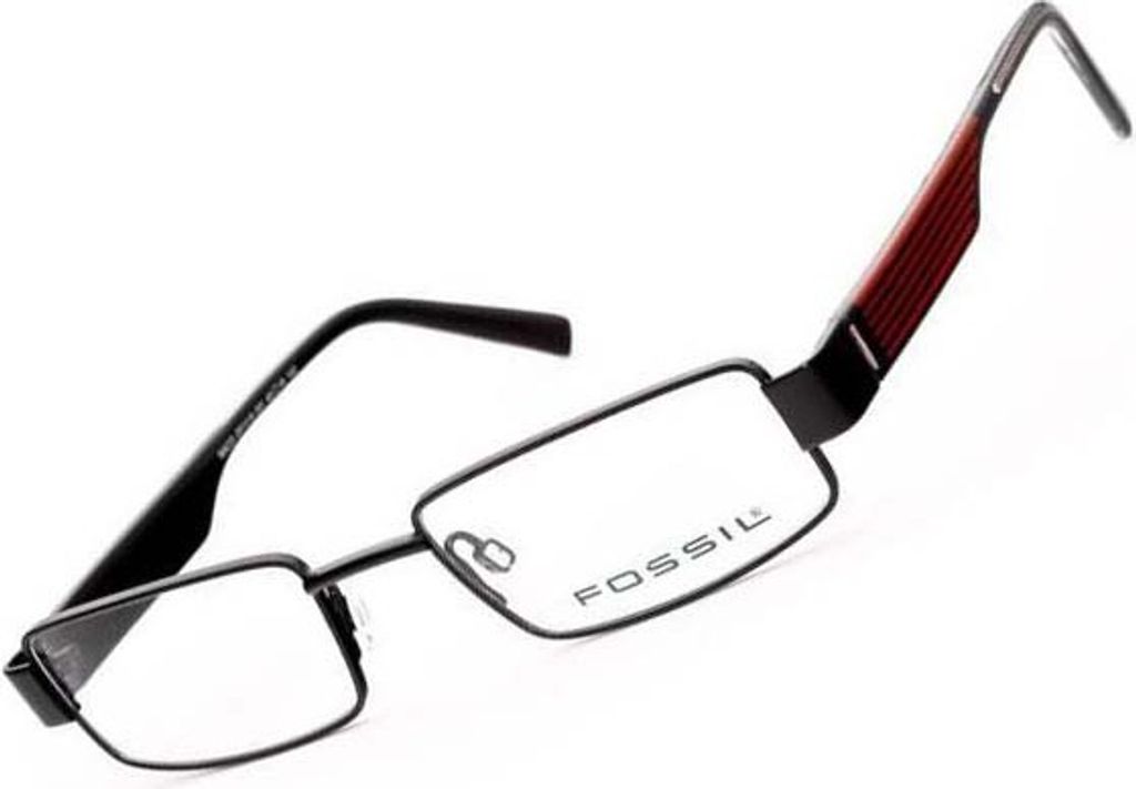 Fossil Korrektionsfassung Brille Metall Schwarz 49/18/140 - OF1119001