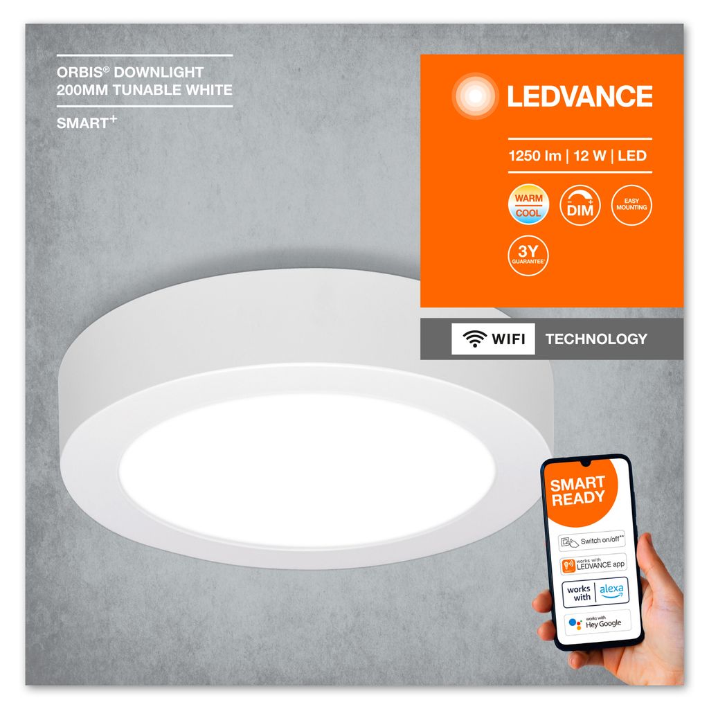 LEDVANCE SMART+ Wifi Orbis Downlight Povrchové inteligentné Obrázok produktu 