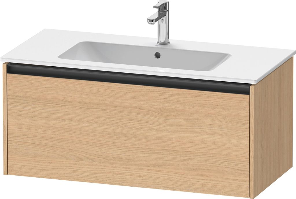 Duravit Ketho.2 Wastafelonderkast 101x48x44 cm Mat Natuur Eiken