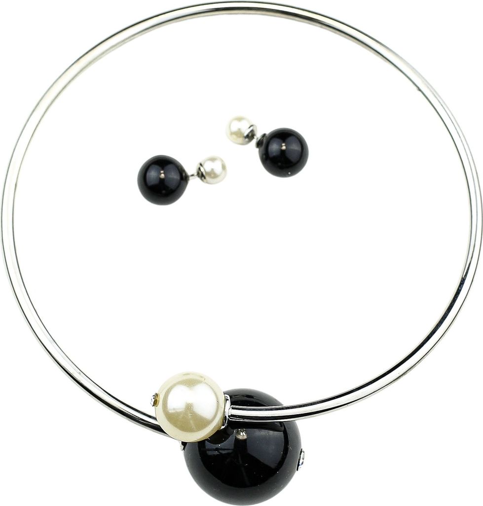 Schmuck Set Neapel Halsreif und Ohrstecker von collezione Produktbild 
