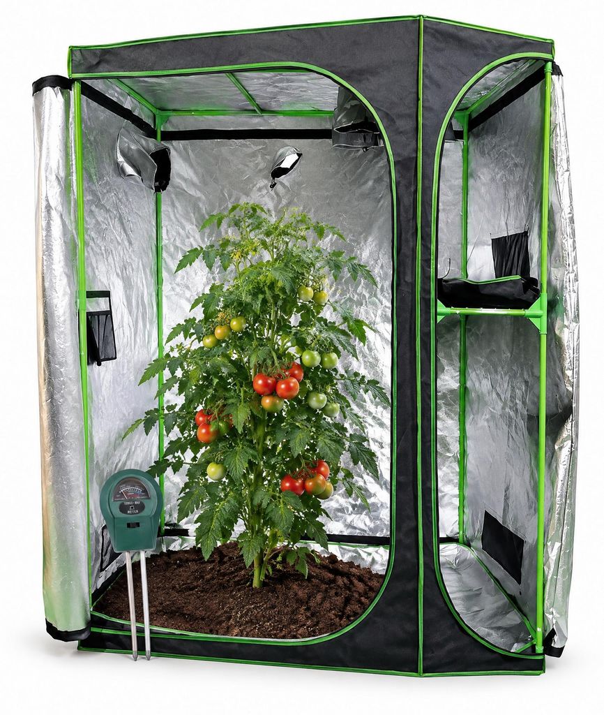 Growbox 160×120×205 cm mit 3?in?1 Bodenmessgerät – Indoor Produktbild 