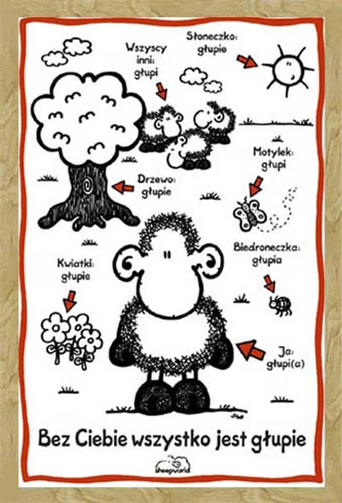 Cornice Shinsuke Maxi MDF Faggio 61x91,5 con Poster Sheepworld