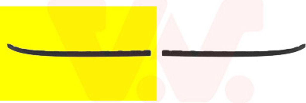 VAN WEZEL Spoilerlippe Frontlipe 4041502 Vorne Rechts passend für PEUGEOT 307 CC (3B)