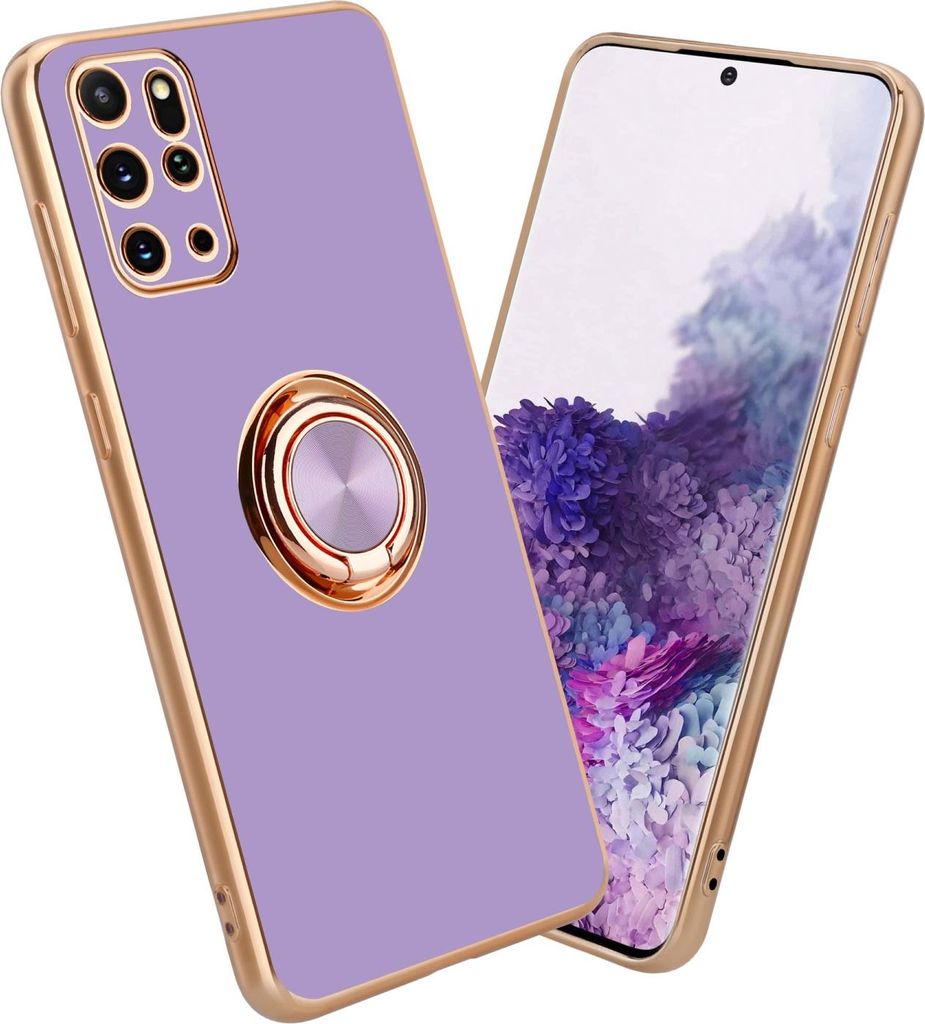 Cadorabo Schutzhülle für Samsung Galaxy S20 PLUS Hülle in Lila Etui Case Cover Kameraschutz magnetische Autohalterung