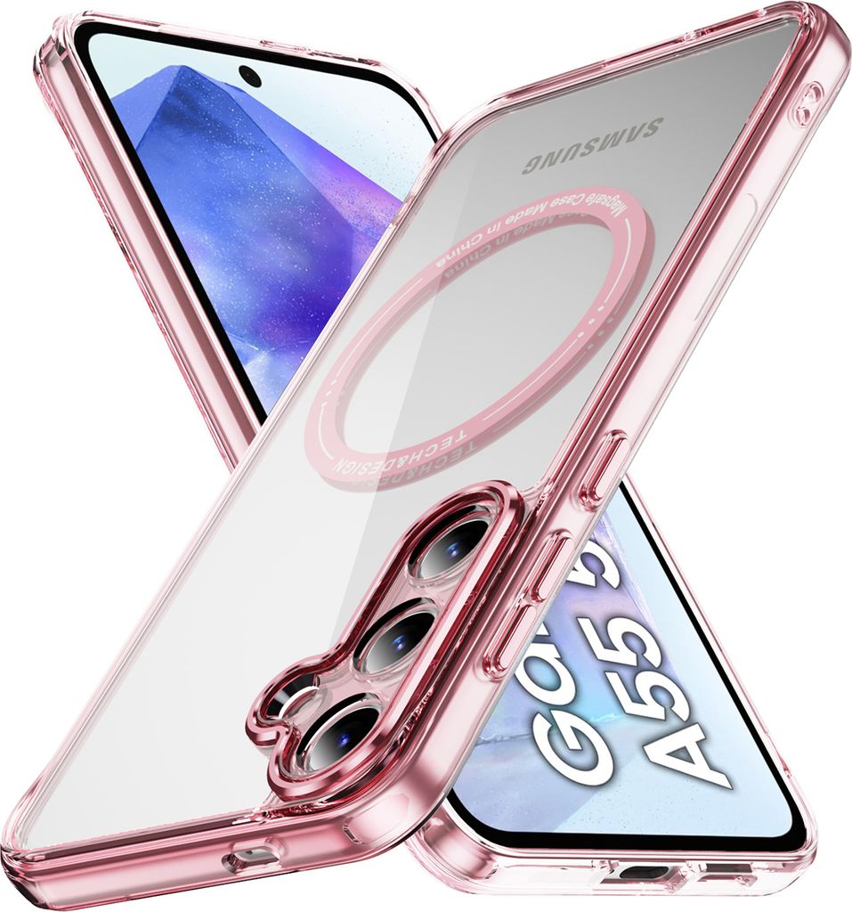 Magnetické průhledné pouzdro pro Samsung Galaxy A55, Obrázek produktu 