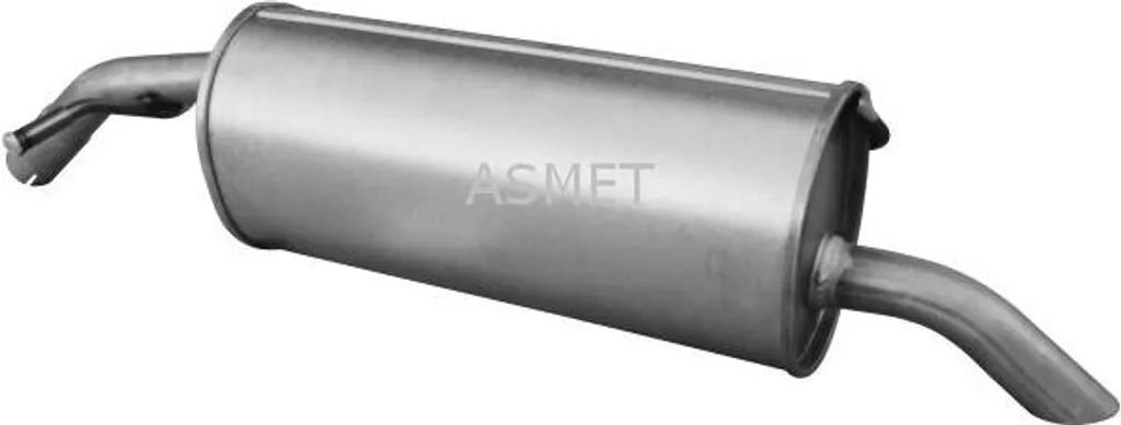 Silencieux d'échappement arrière ASMET 8067 pour Peugeot 207 essence