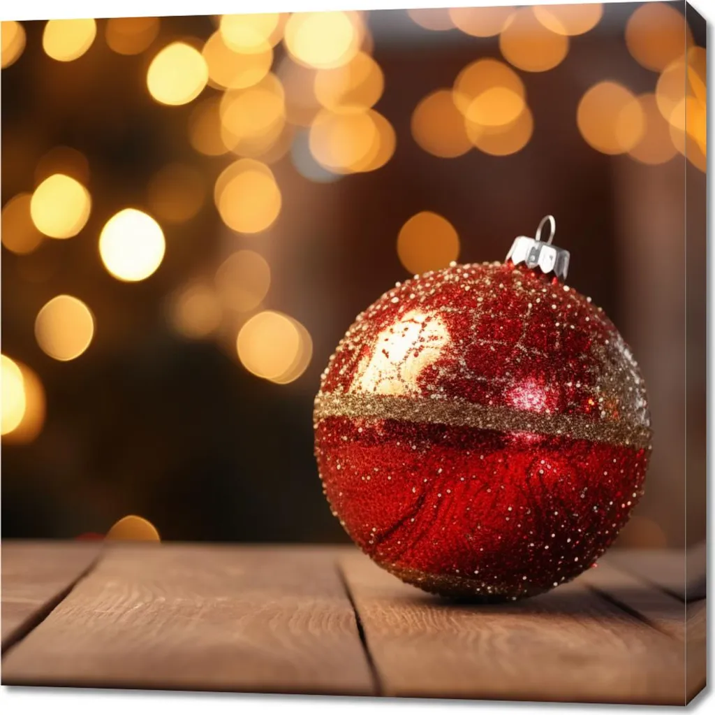 Offerta Quadro Natale 90x90 cm | Arredo Parete Economico Natale alle porte