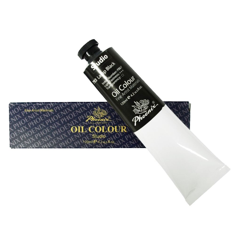 Farba olejna 120ml - Lamp Black - 793 Zdjęcie produktu 