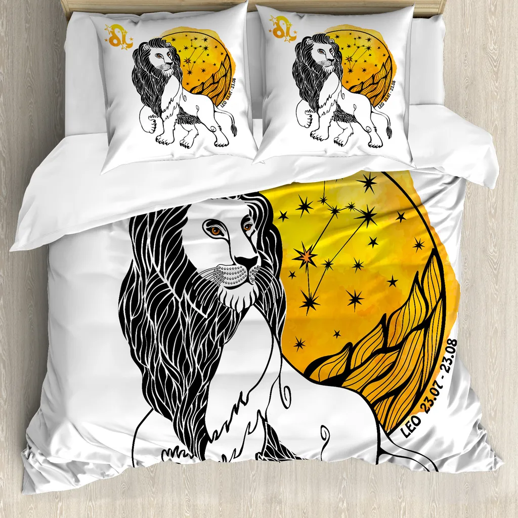 Copripiumino Zodiaco Leone - Energia e Protezione ABAKUHAUS 200x200