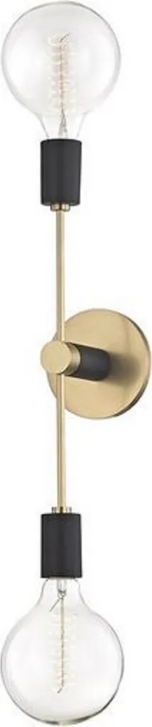 Applique murale double : Illuminez vos murs avec style Laiton Antique