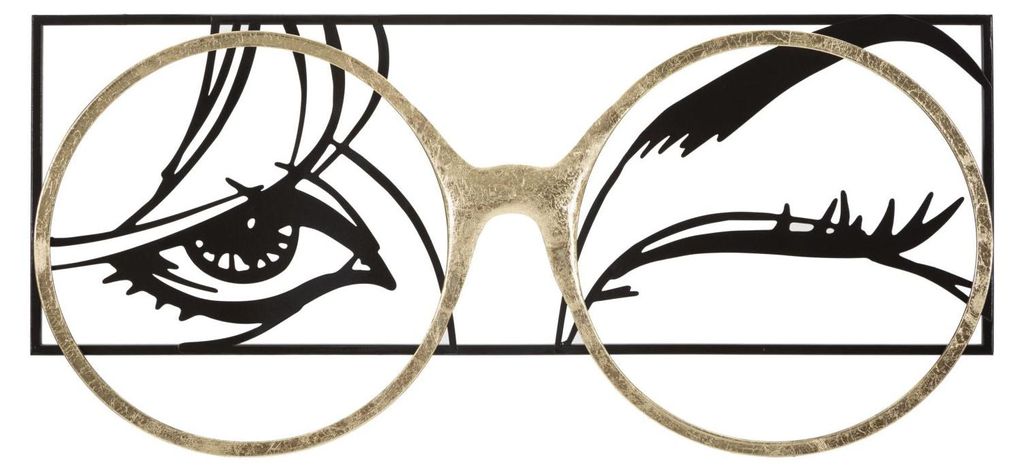 Gafas de pared Mauro Ferretti, 89,5 x 3,8 x 41,3 cm, color Imagen del producto 