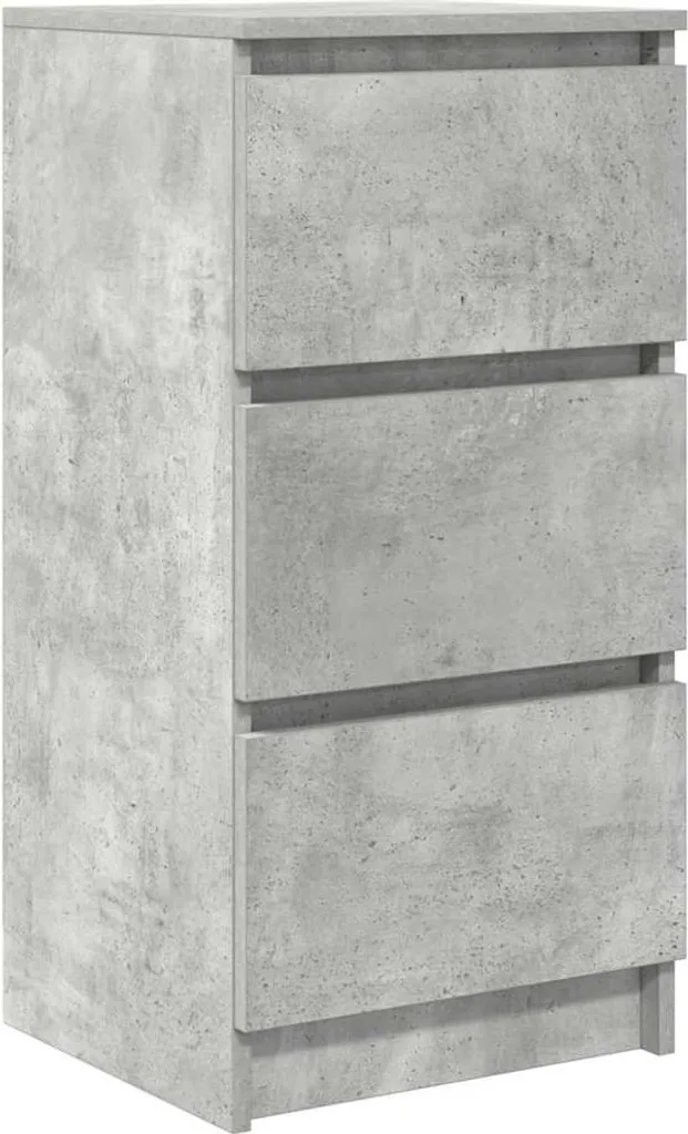 Mobiletto Ufficio vidaXL Grigio Cemento | Organizer Compatto 76cm - 2