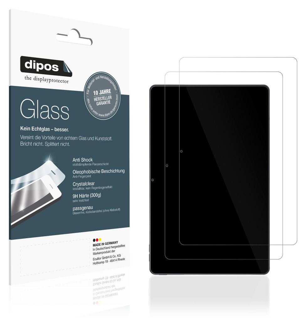 2x dipos GlassCC Lenovo Tab TB311FU Produktbild 