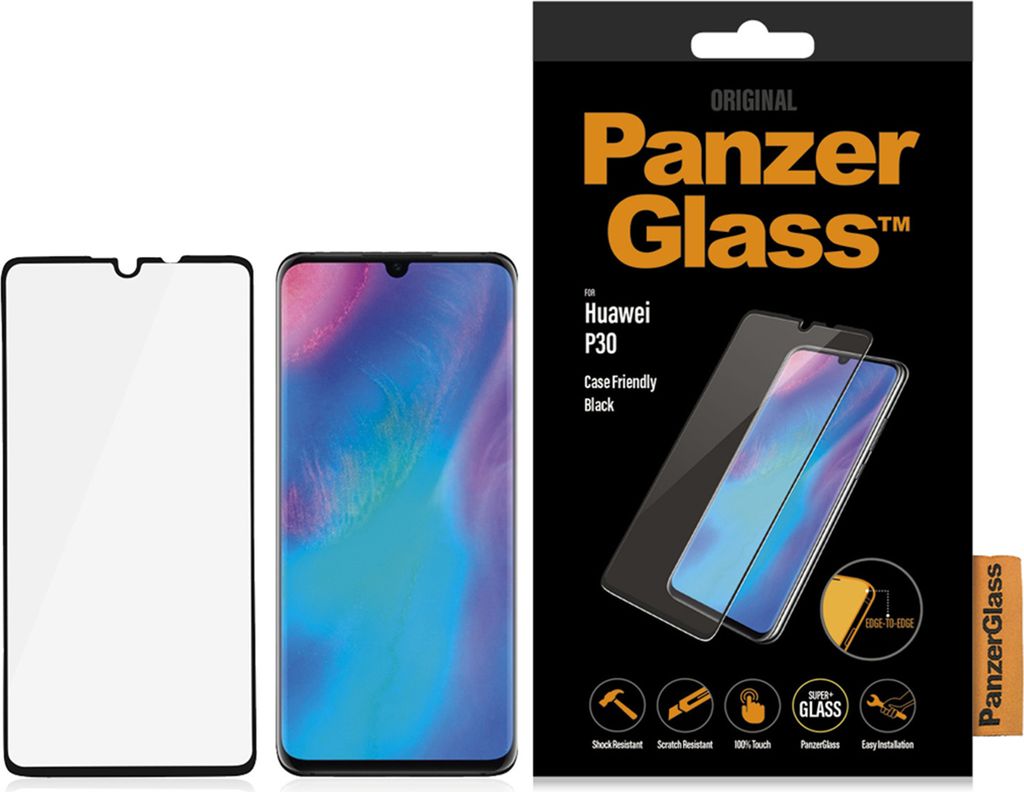 PanzerGlass Case Friendly Displayschutzfolie Schwarz für Produktbild 5