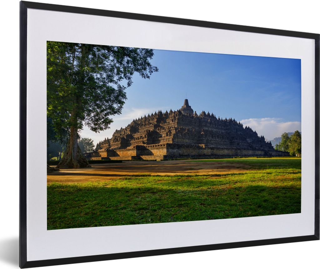 MuchoWow® MuchoWow® Gerahmtes Poster Klarer blauer Himmel Produktbild 