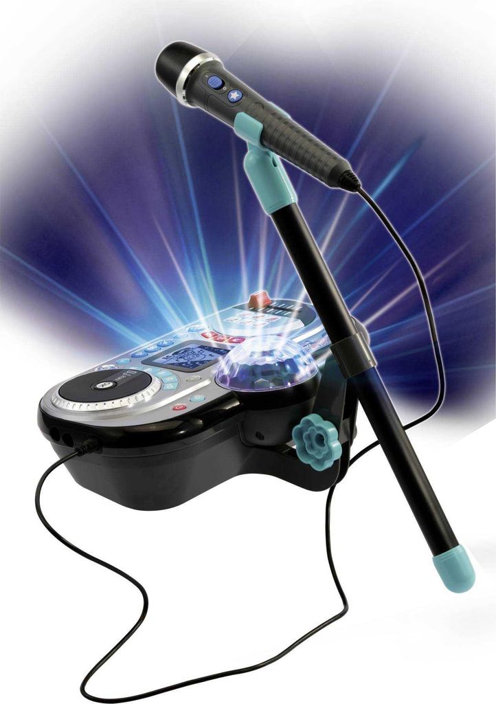 Avec LED A - Microphone de karaoké sans fil, Bluetooth, Portable