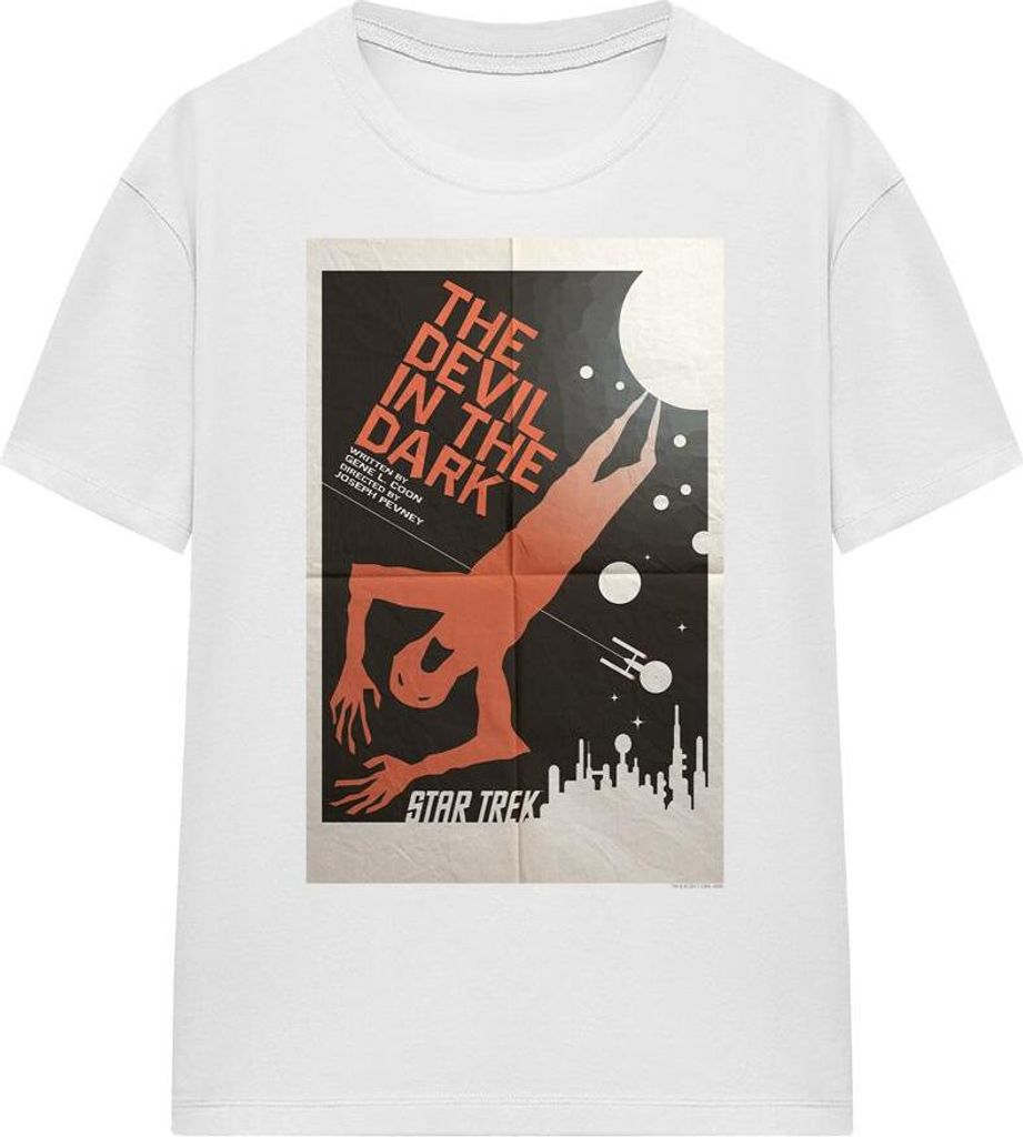 Star Trek - "The Original Series Episode 25" T-Shirt für Herren/Damen Uni TV16680 (L) (Weiß)