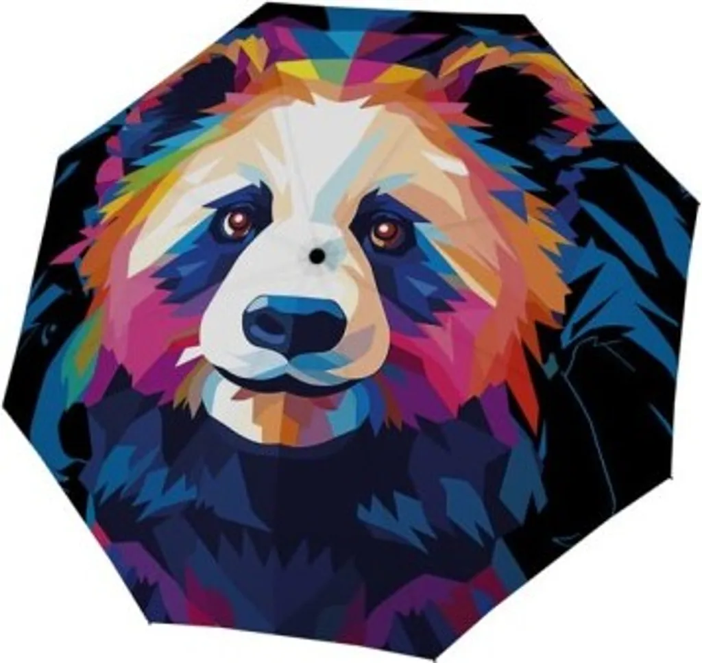 Ombrello Doppler Modern Art Magic Mini Panda: Stile e Design Colorato